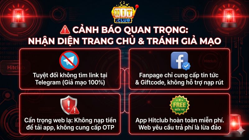 Cảnh Báo Quan Trọng: Nhận Diện Trang Chủ &amp; Tránh Giả Mạo Hitclub