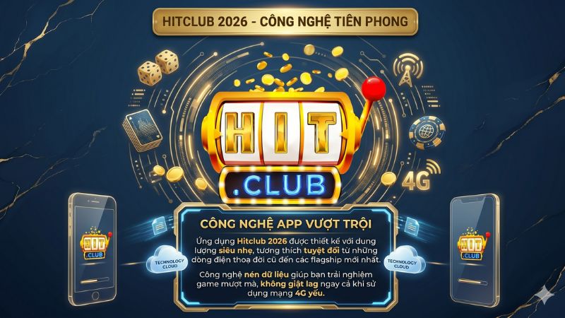 Công nghệ App game Hitclub vượt trội thời đại