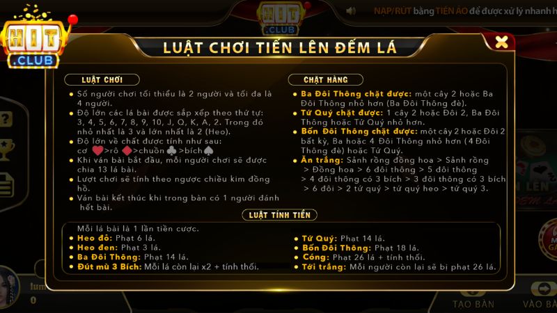 Luật Chơi & Quy Tắc Vàng Tại Sảnh Game Bài Hitclub