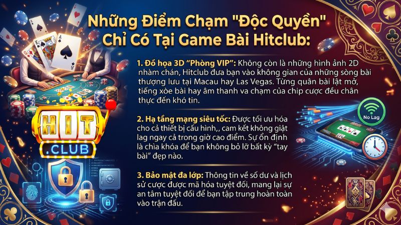 Những Điểm Chạm "Độc Quyền" Chỉ Có Tại Game Bài Hitclub